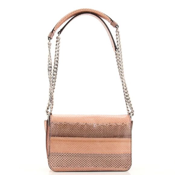 Tod's Double T Crossbody Bag Python Mini Neutral - Picture 3 of 6